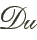 Du
